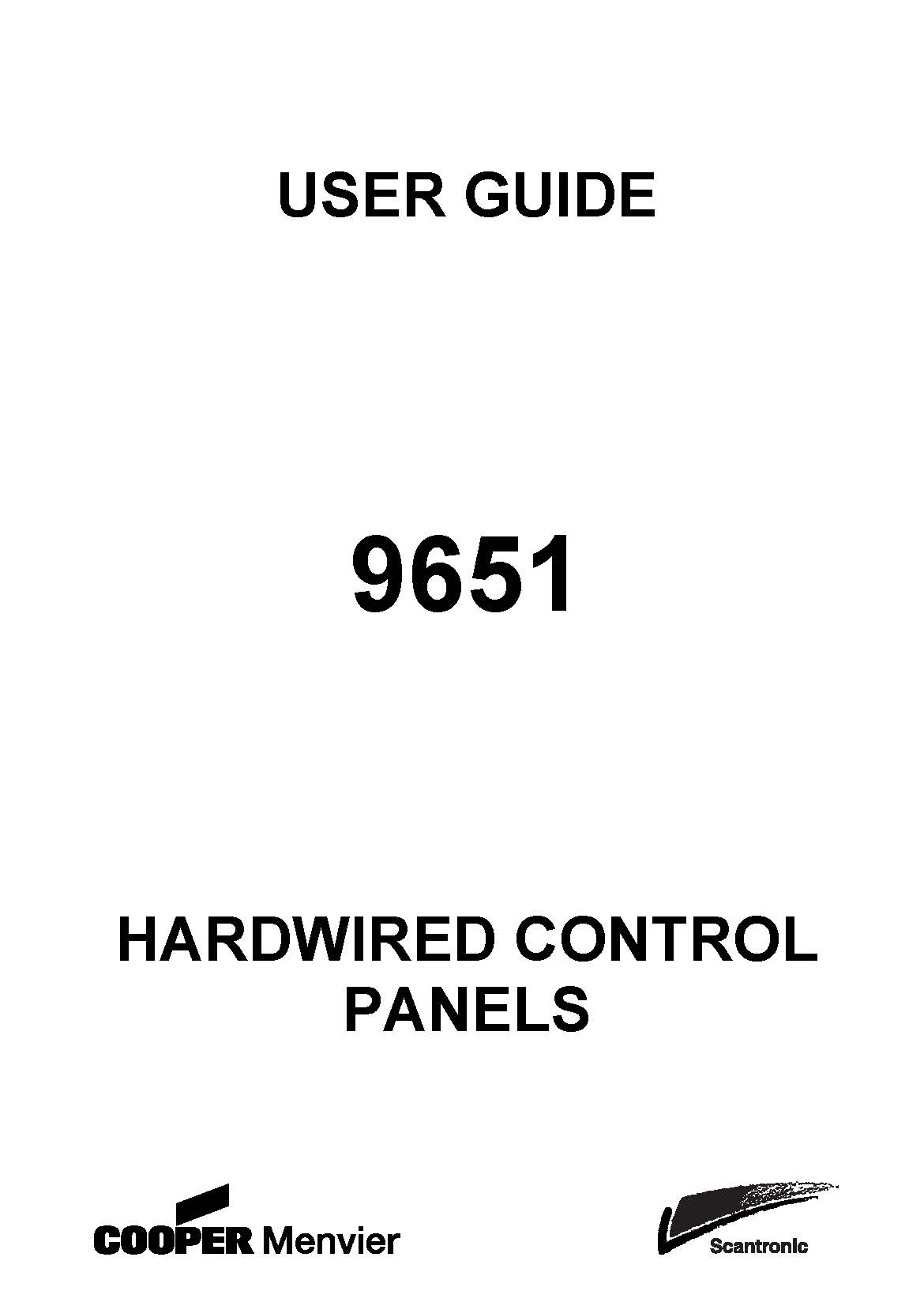 Scantronic 9651 User Guide