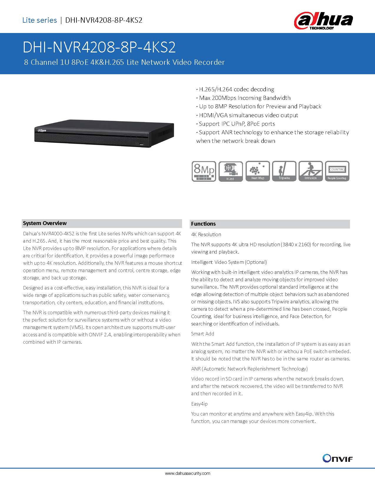 Dahua's NVR4000-4KS2 installations near me